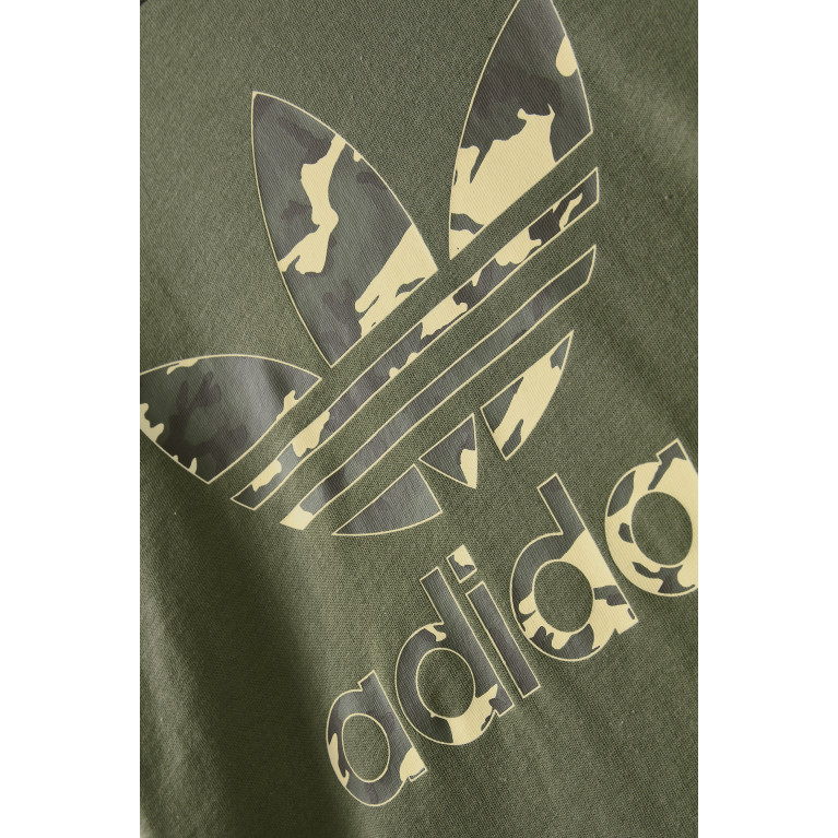 adidas Originals - Camouflage Logo T-shirt in Cotton