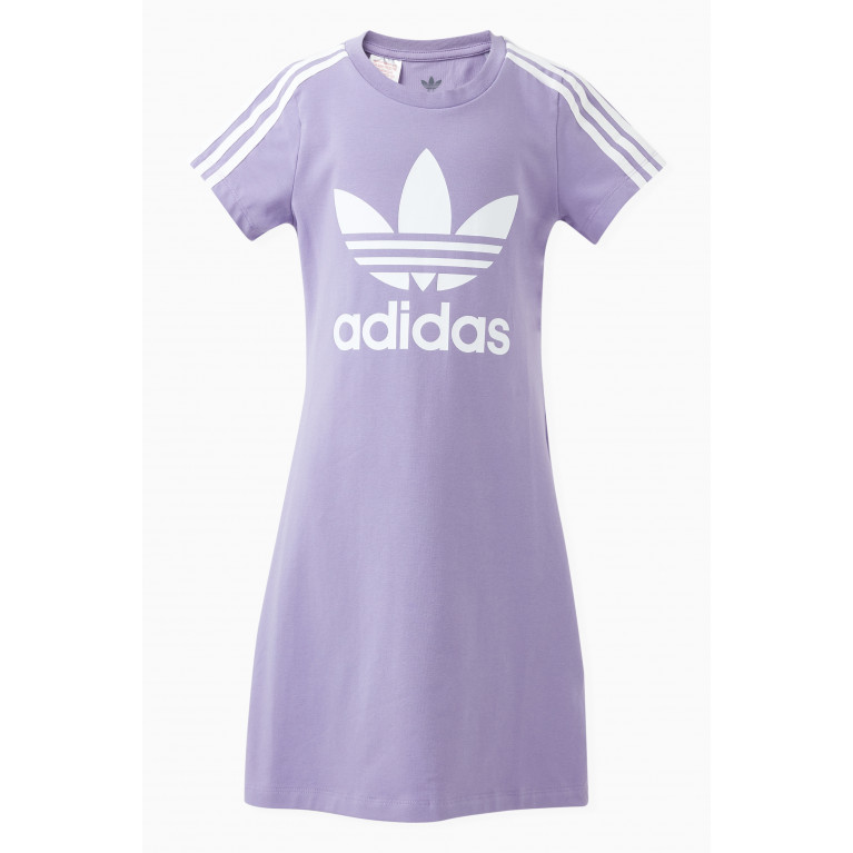 adidas Originals - Adicolor Short Sleeved Dress in Cotton Stretch