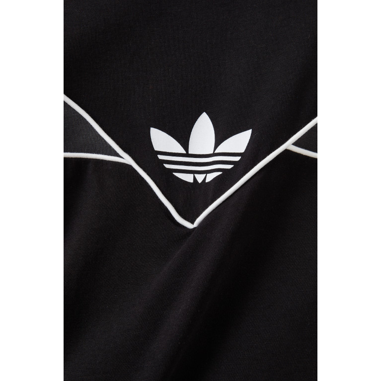 adidas Originals - Adicolor Trefoil Logo Print T-Shirt in Cotton Jersey