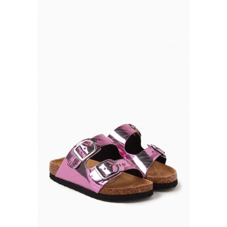 Name It - Sandals in Glitter Faux Leather Purple