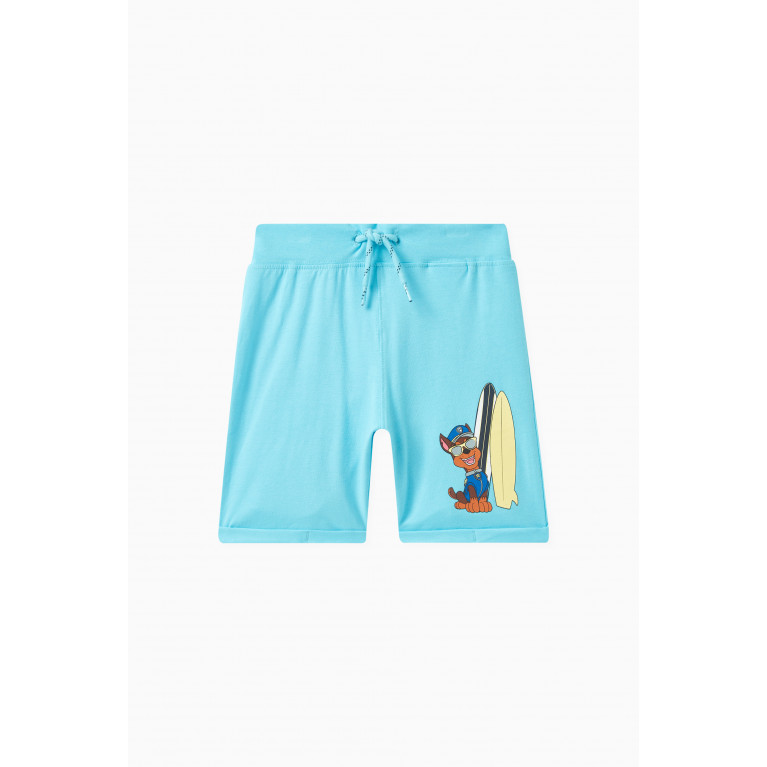Name It - Paw Patrol Print Shorts in Cotton Multicolour