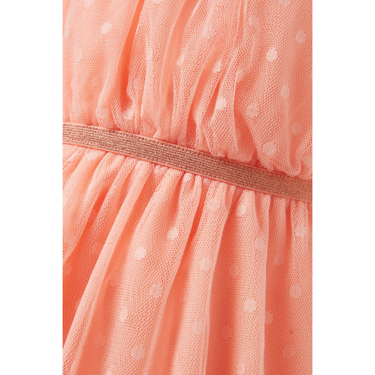 Name It - Spencer Polka Dot Dress in Tulle Pink