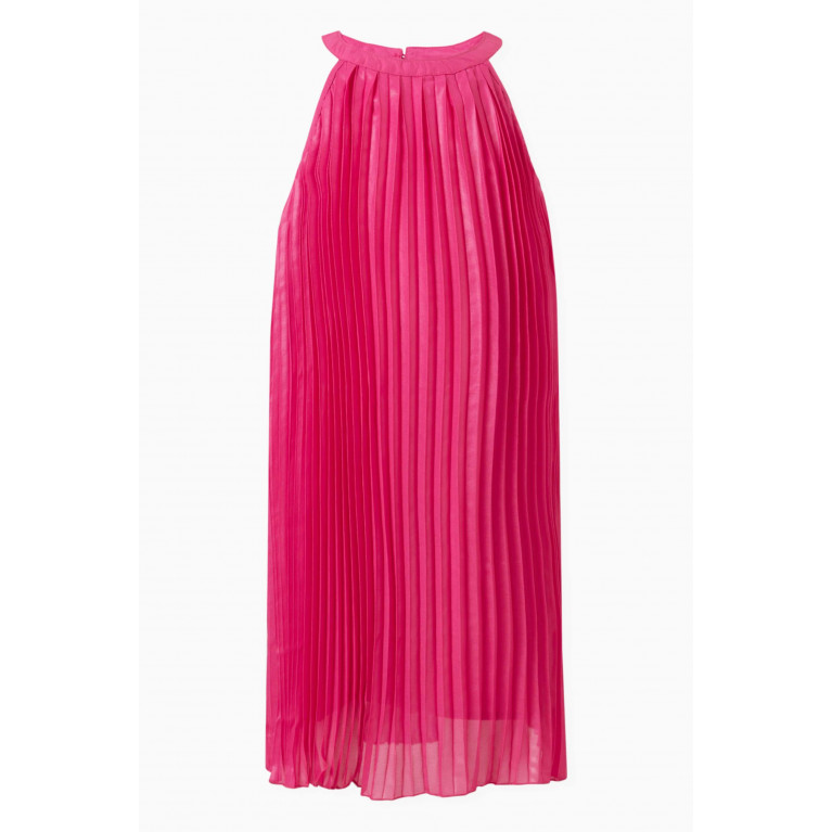 Name It - Pleated Dress in Polyester Pink