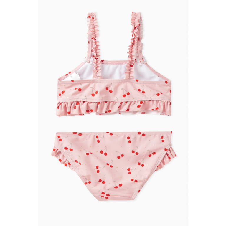 Name It - Cherry Print Bikini Set in Stretch Nylon