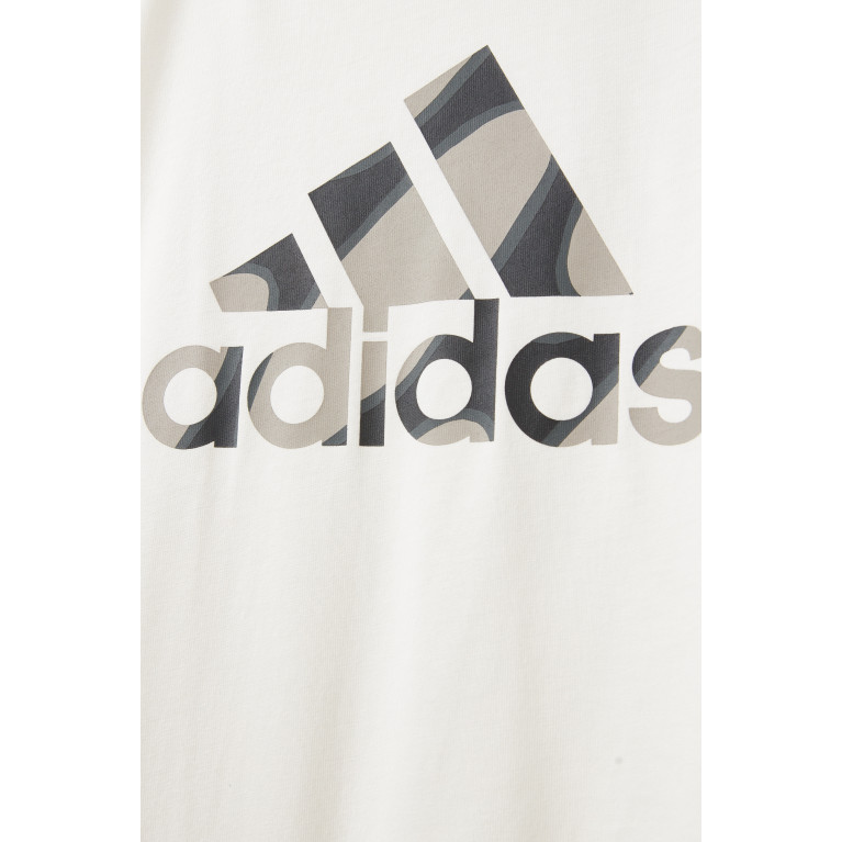adidas Originals - x Marimekko Graphic Logo Print T-shirt in Cotton Jersey