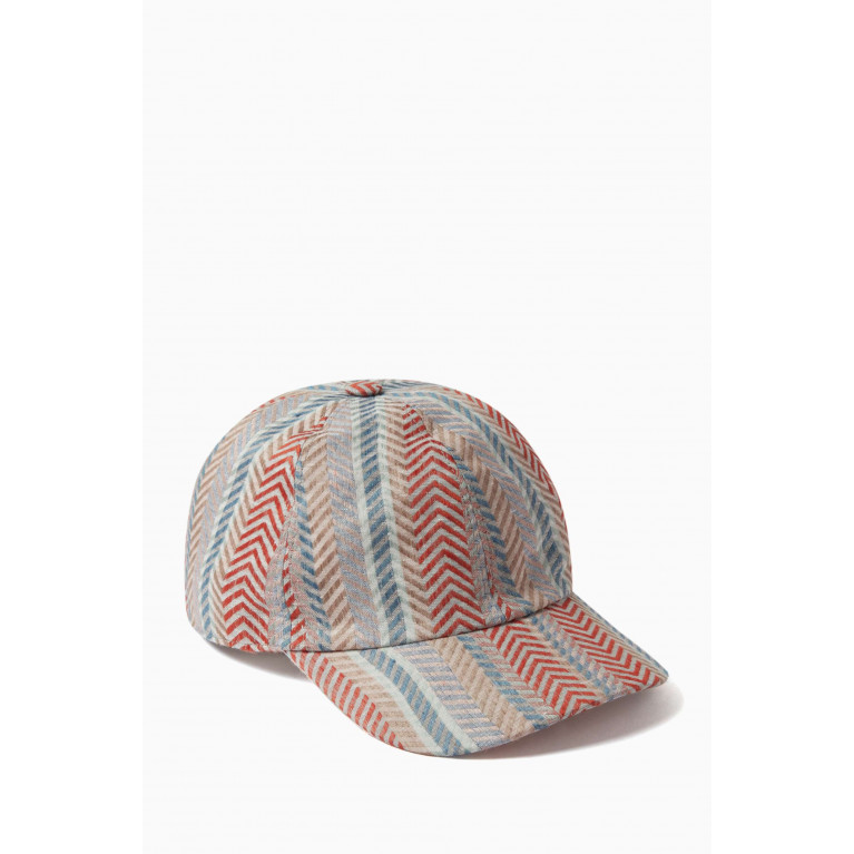 Loro Piana - Striped Baseball Cap in Linen