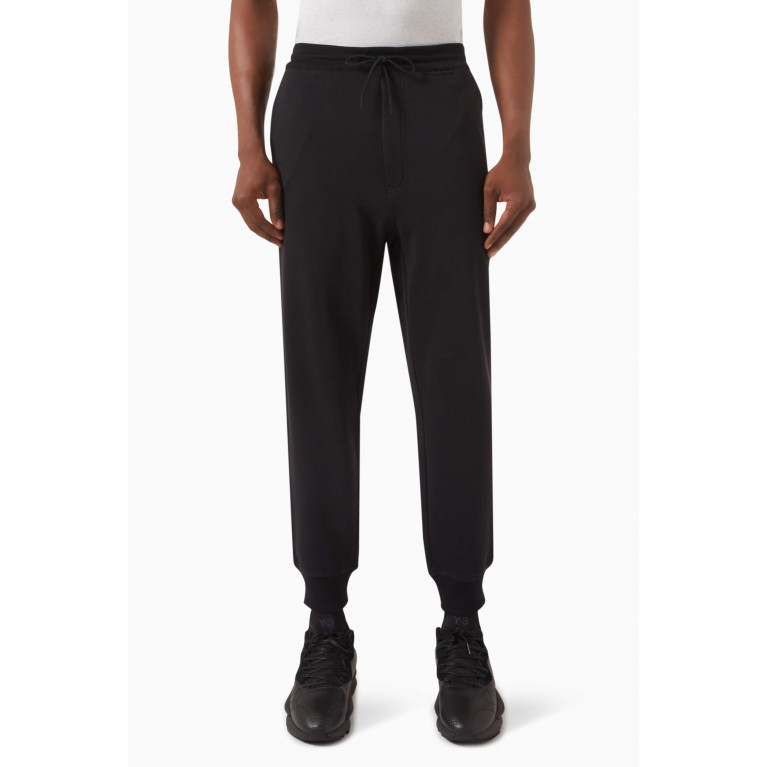 Y-3 - Cuffed Pants in Organic Cotton Terry