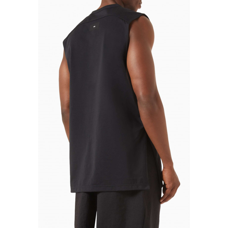 Y-3 - Tank Top in Cotton Jersey