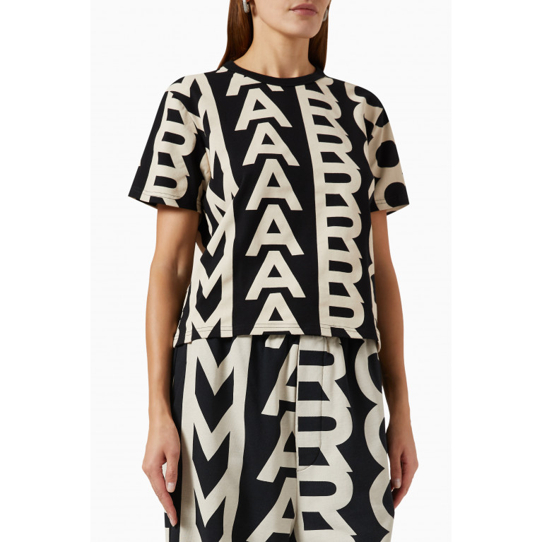 Marc Jacobs - The Monogram Baby T-Shirt in Cotton Black