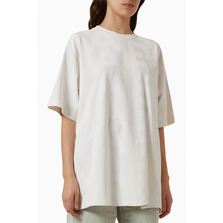 Marc Jacobs - Big Monogram T-shirt in Cotton White