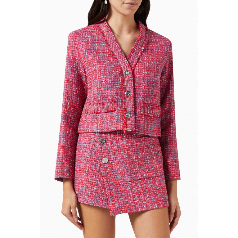 Maje - Volia Cropped Jacket in Tweed