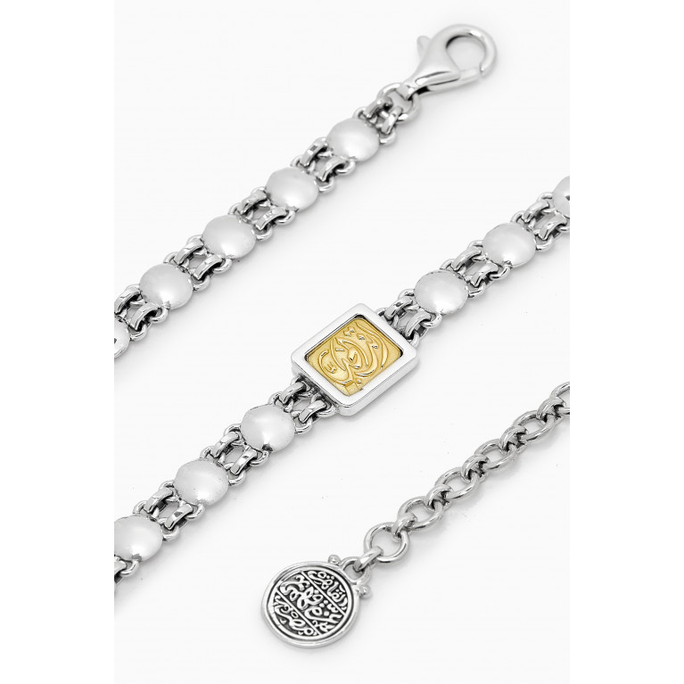 Azza Fahmy - Charm Bracelet in 18kt Gold and Silver