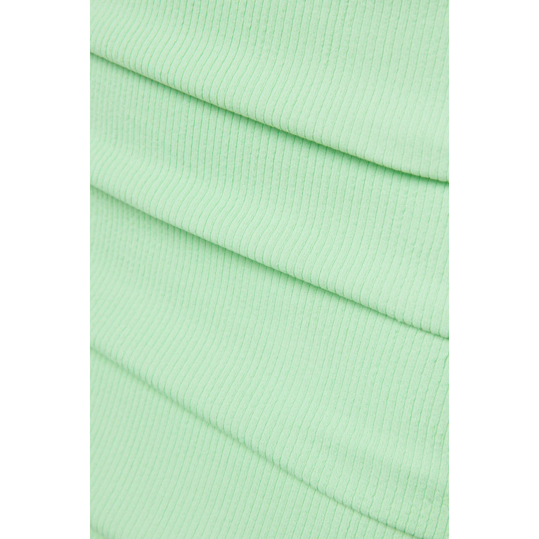 Arabella - Twiggy Pleated Mini Skirt Green