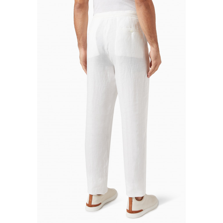 Zegna - Joggers in Washed Linen