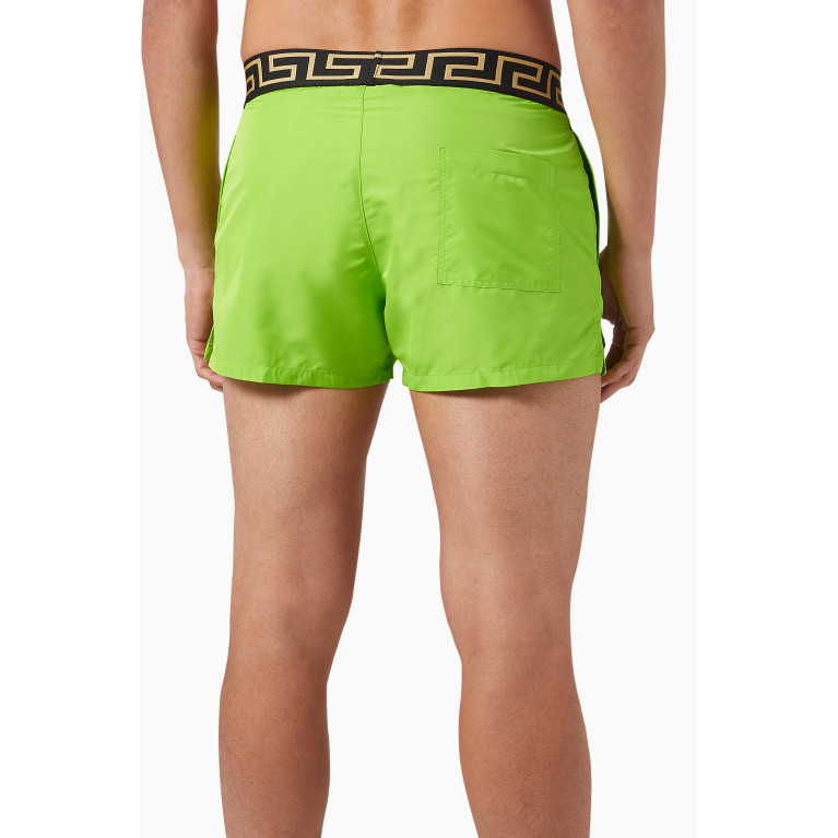 Versace - Logo Band Swim Shorts in Nylon