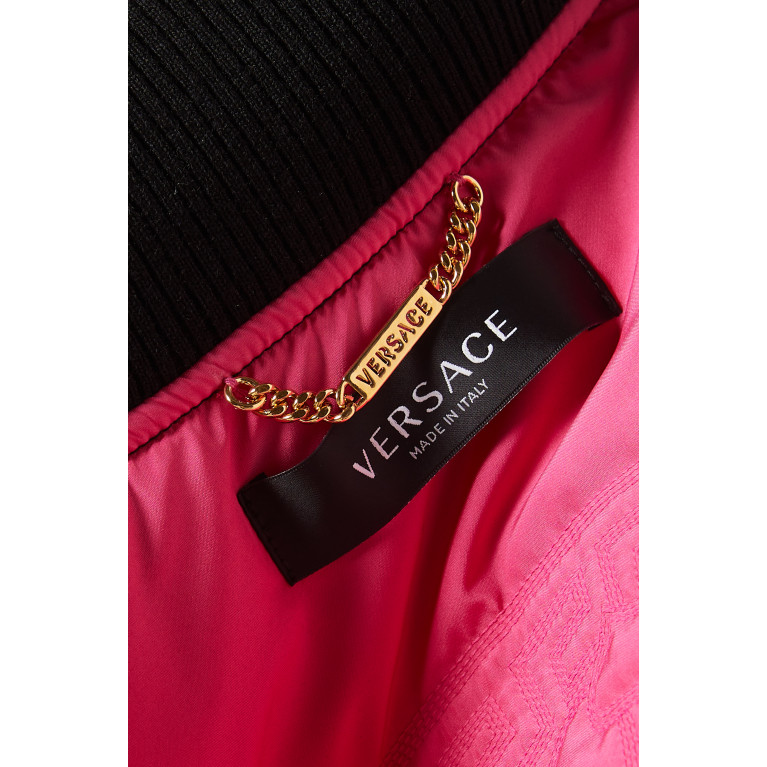 Versace - Cropped Bomber Jacket in Nylon