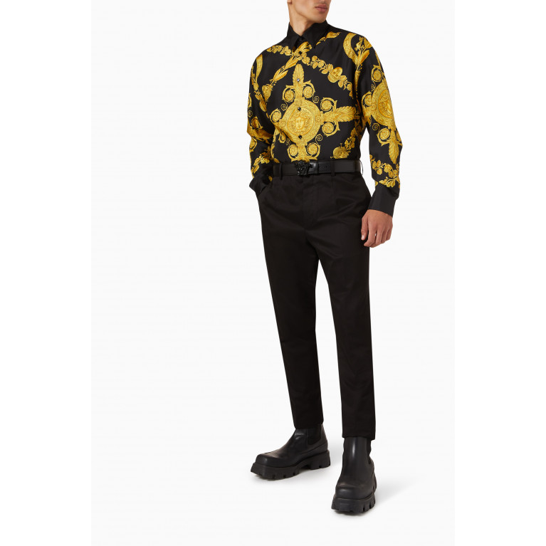 Versace - Barocco Silhouette Shirt in Silk