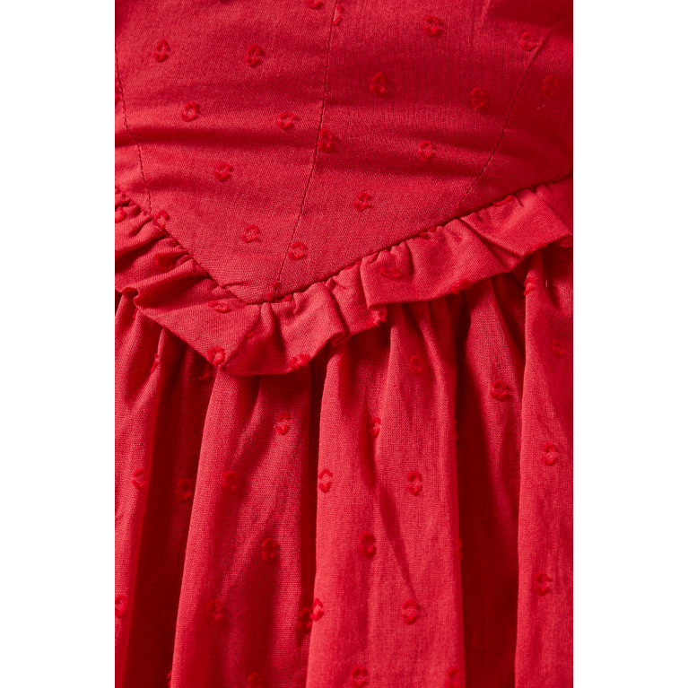 Farm Rio - Red Heart Maxi Dress in Cotton