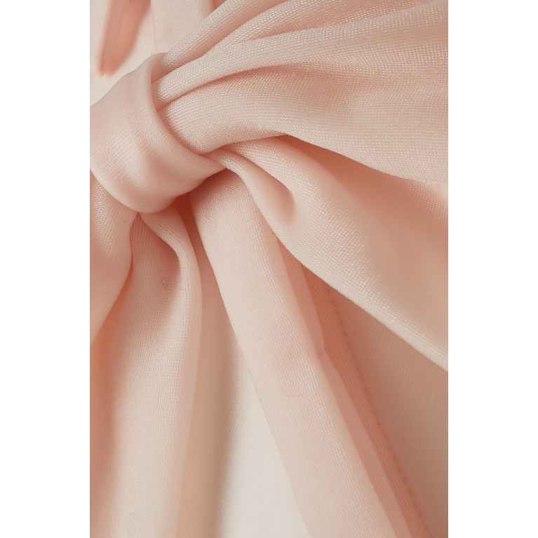 Caroline Bosmans - Bow Detail Short-sleeved Top in Polyester