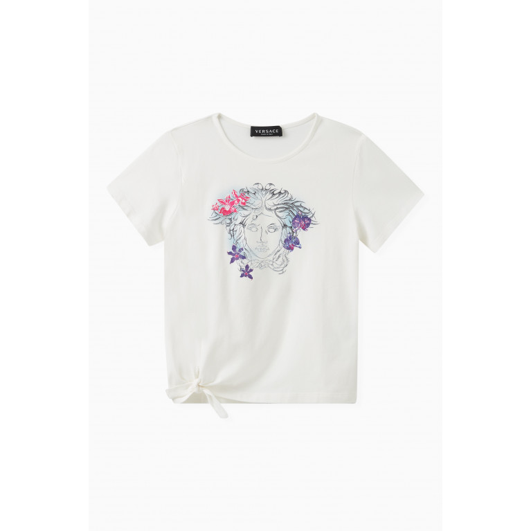 Versace - Medusa Orchid T-shirt in Cotton