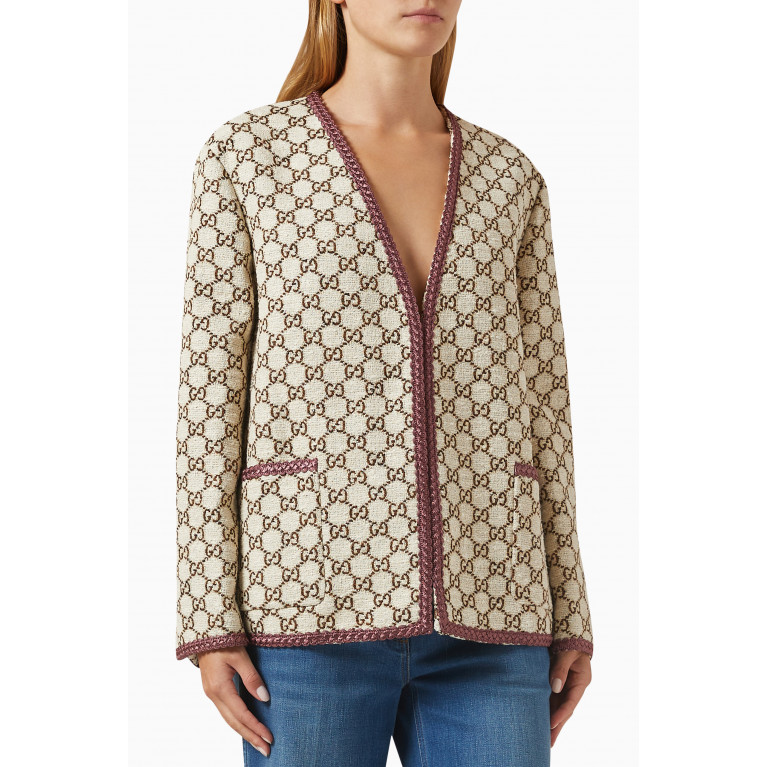 Gucci - Jacket in GG Cotton Tweed