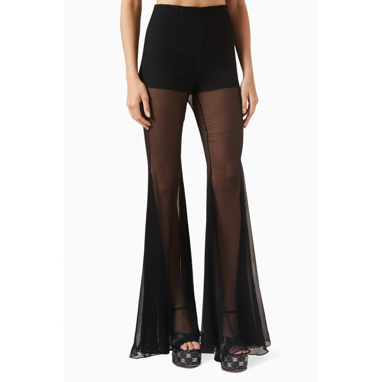 Gucci - Flared Pants in Mesh
