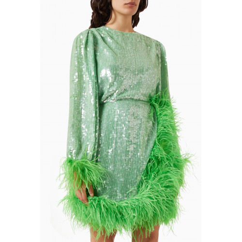 Rachel Gilbert - Maysie Sequin-embellished Mini Dress