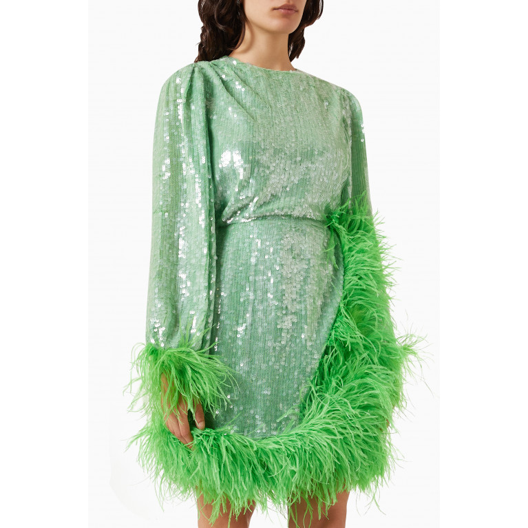 Rachel Gilbert - Maysie Sequin-embellished Mini Dress