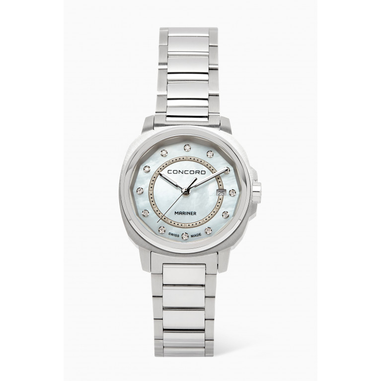 Concord - Mariner X Quartz Diamond Stainless Steel Watch, 30mm