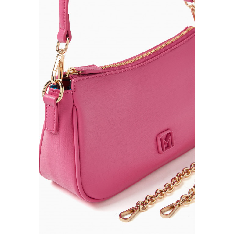 Marella - Manolo Shoulder Bag in Vegan Leather Pink