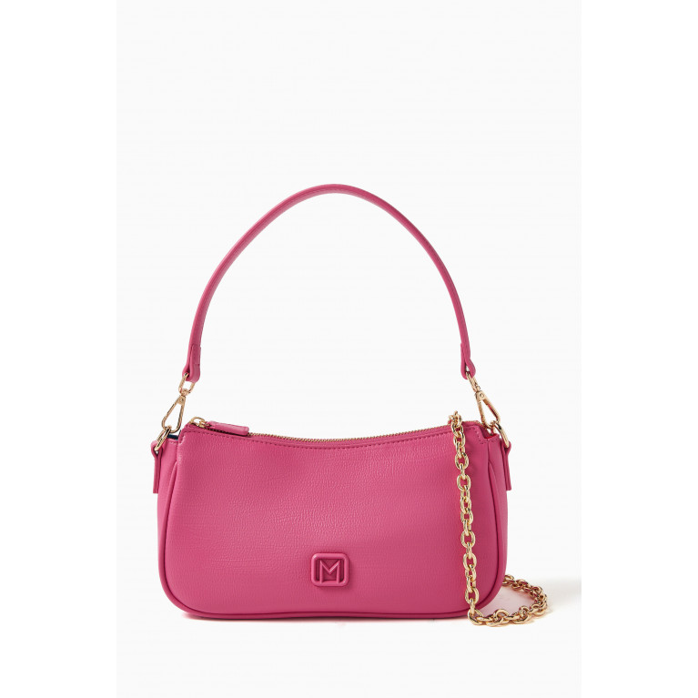 Marella - Manolo Shoulder Bag in Vegan Leather Pink