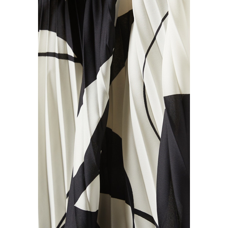 Marella - Svago Midi Skirt in Satin Black