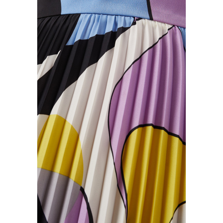 Marella - Svago Midi Skirt in Satin Purple