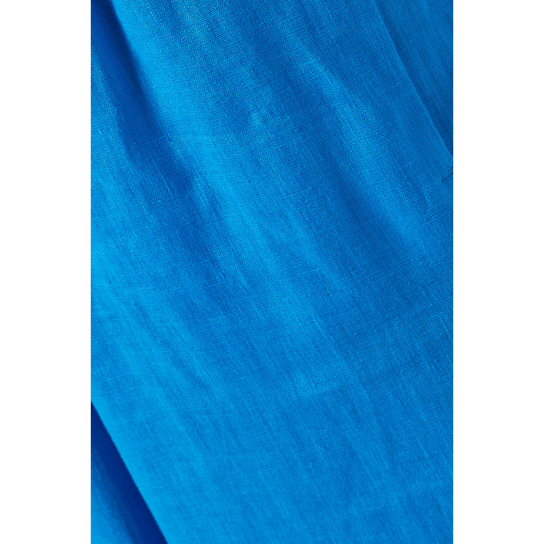 Marella - Bonn Wide-leg Pants in Linen Blue