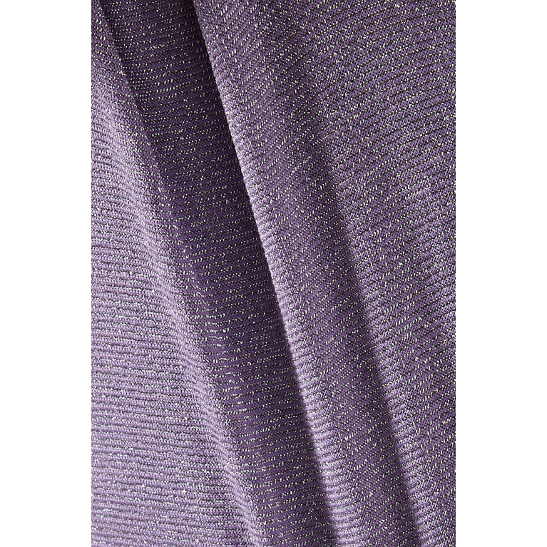 Marella - Fecola Bodysuit in Lurex Purple