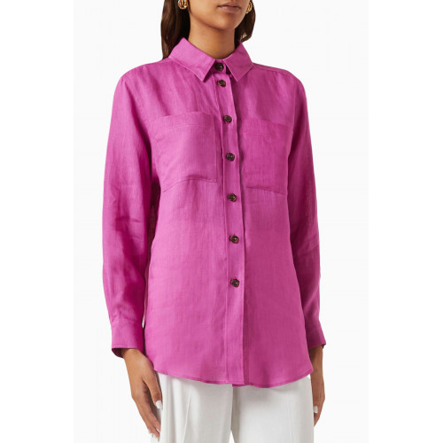 Marella - Fastoso Shirt in Linen Pink