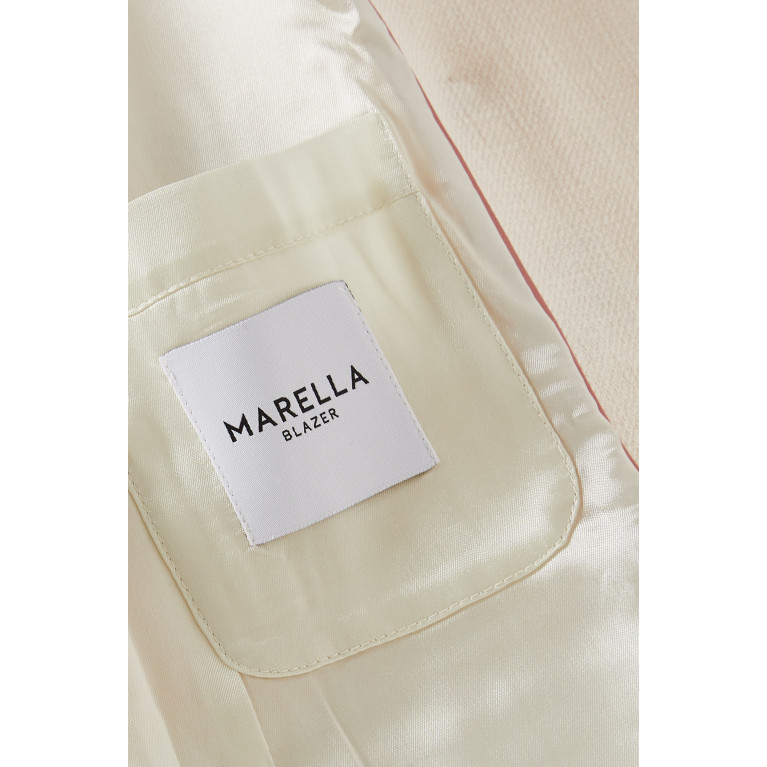 Marella - Monza Embroidered Blazer in Cotton-blend