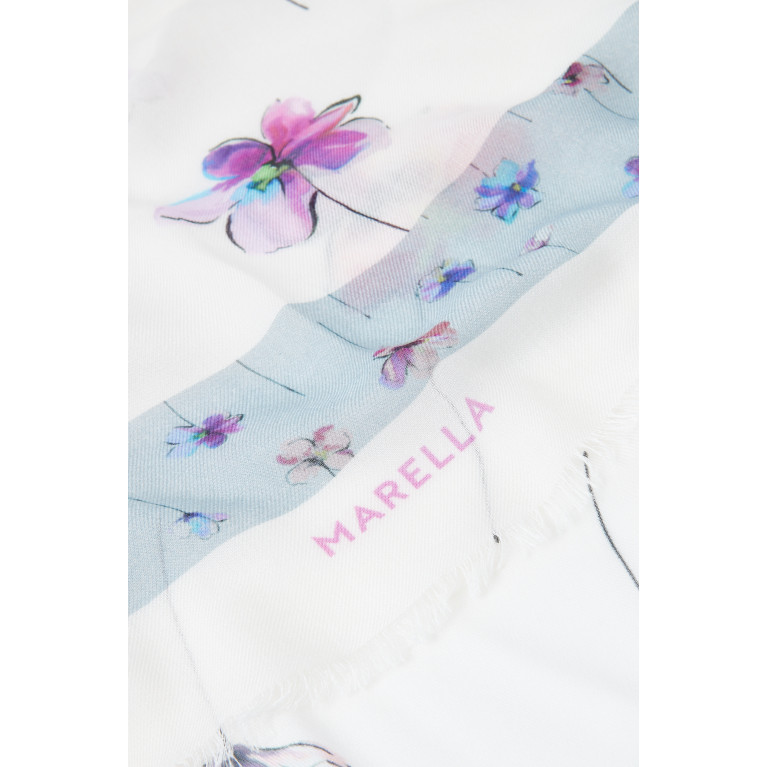 Marella - Energy Floral-print Neckerchief in Modal