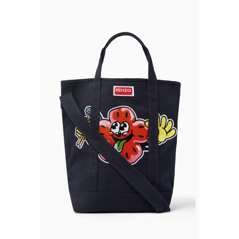 Kenzo - Kenzo Logo Patch Tote Bag in Canvas