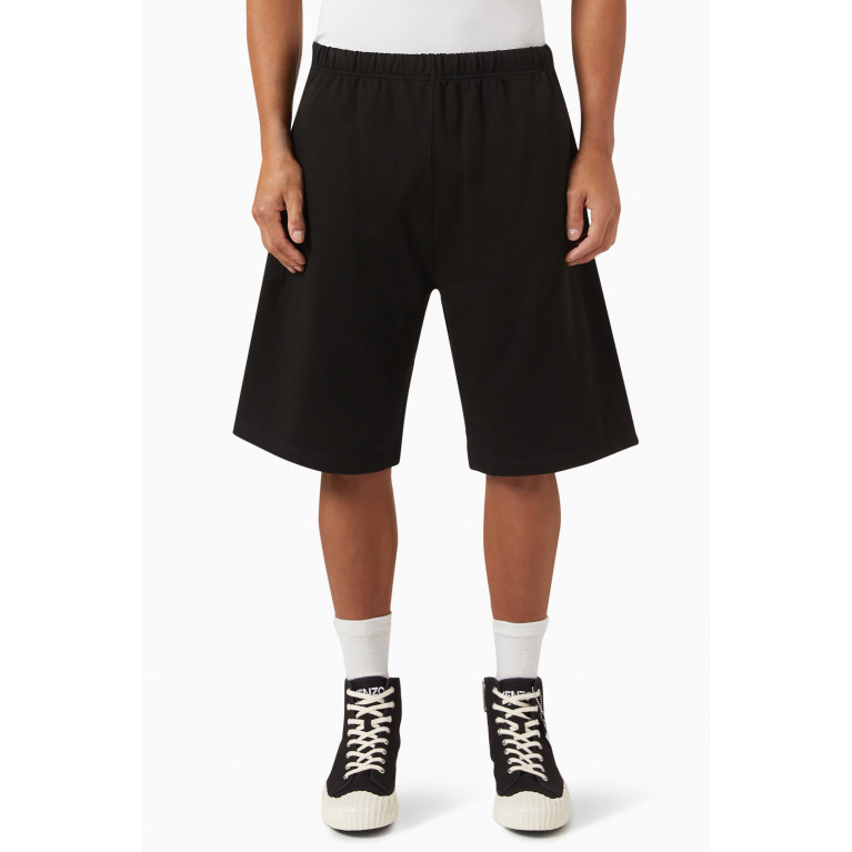Kenzo - Crest Shorts in Cotton Jersey