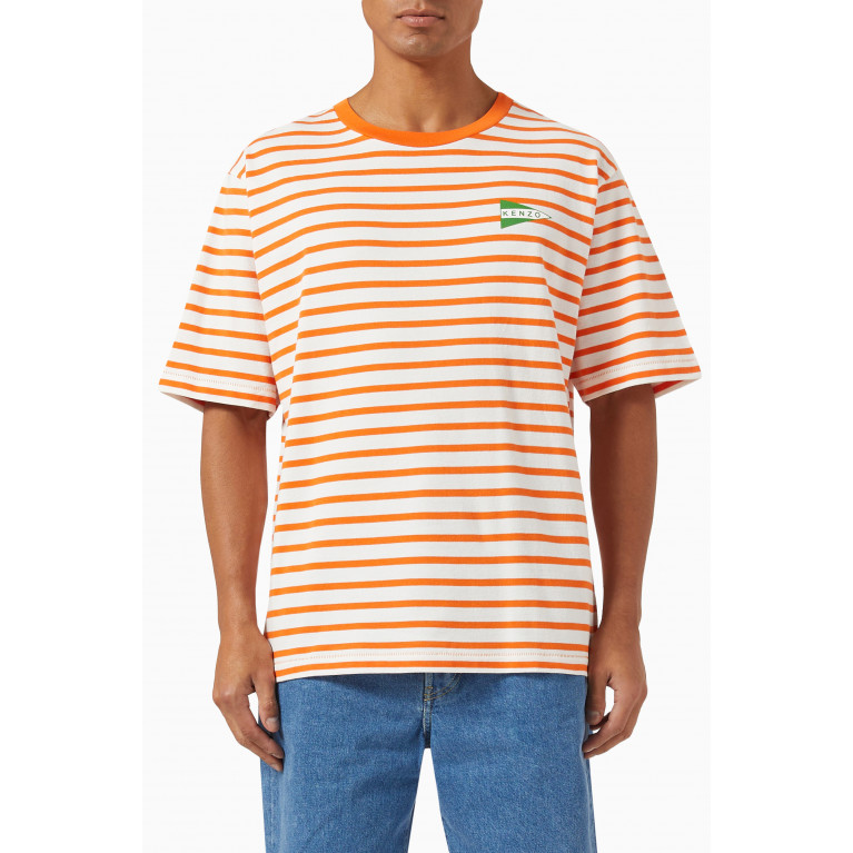 Kenzo - Nautical Stripes T-shirt in Cotton Jersey
