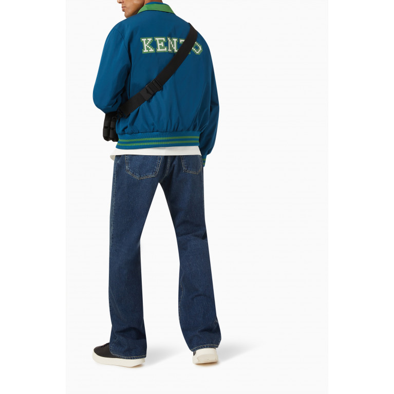 Kenzo - 2-in-1 Pixel Logo Harrington Jacket in Nylon Blend