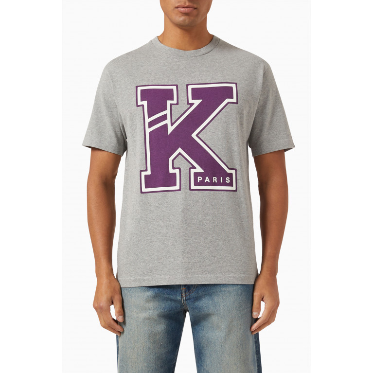 Kenzo - Varsity T-shirt in Cotton Jersey