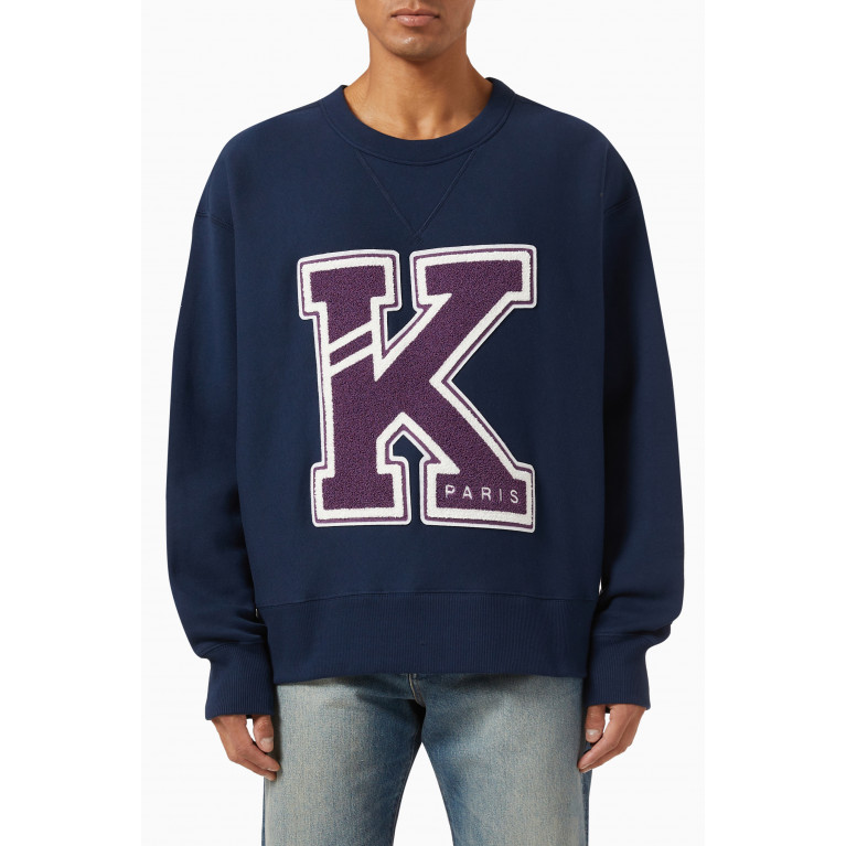 Kenzo - Varsity Logo Sweatshirt in Cotton