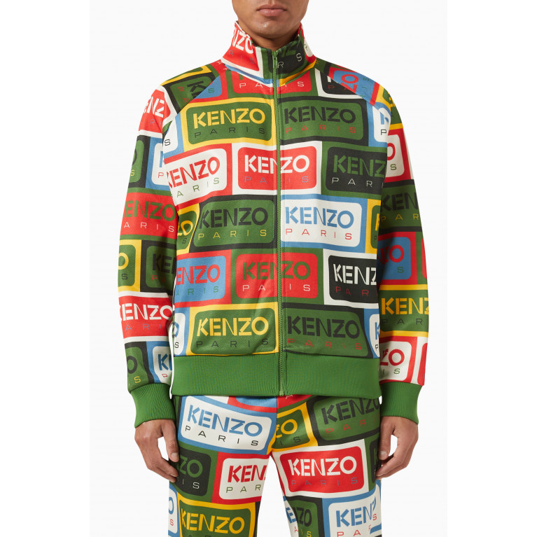 Kenzo - Labels Tracksuit Jacket in Interlock fabric