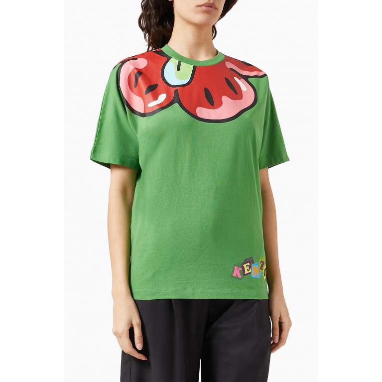 Kenzo - Boke Flower Print T-shirt in Cotton