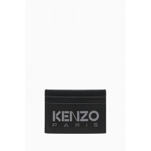 Kenzo - Kenzo Paris Card Case in Pebbled Leather