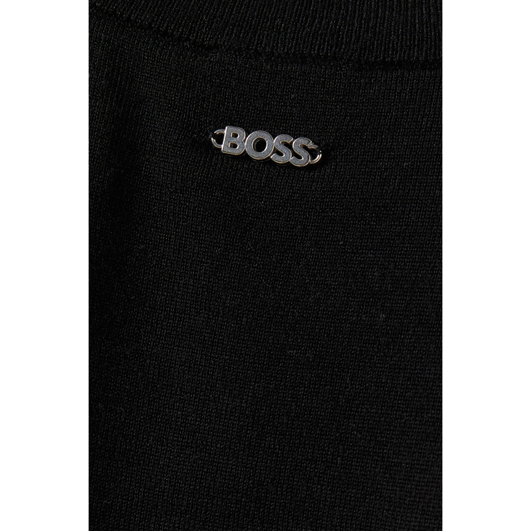 Boss - Short-sleeve Sweater in Wool