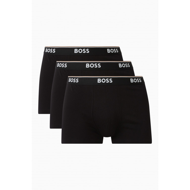 Boss - Power Trunks in Cotton Stretch, Set of 3