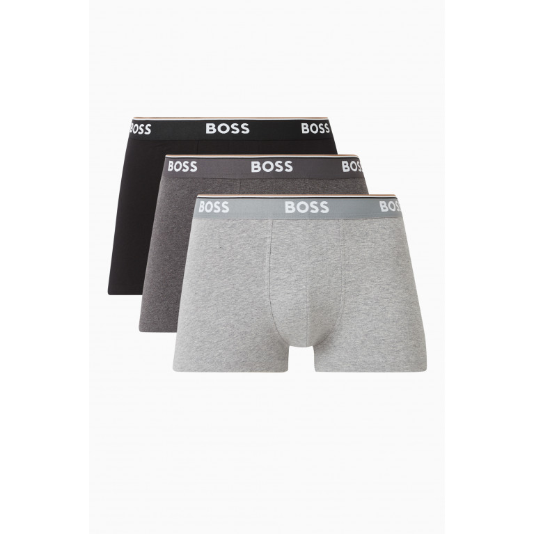 Boss - Power Trunks in Cotton Stretch, Set of 3